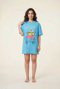 Oversized Graphic Night Shirt