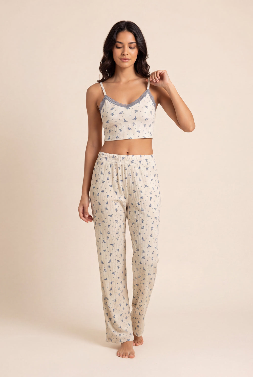 Cozy 3-Piece Rib Lounge Set 2