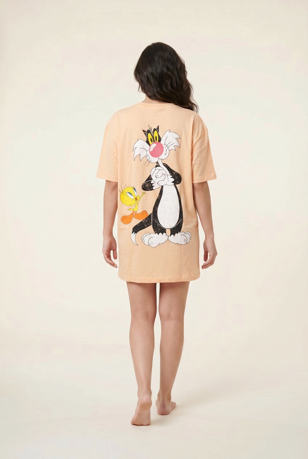 Oversized Graphic Night Shirt