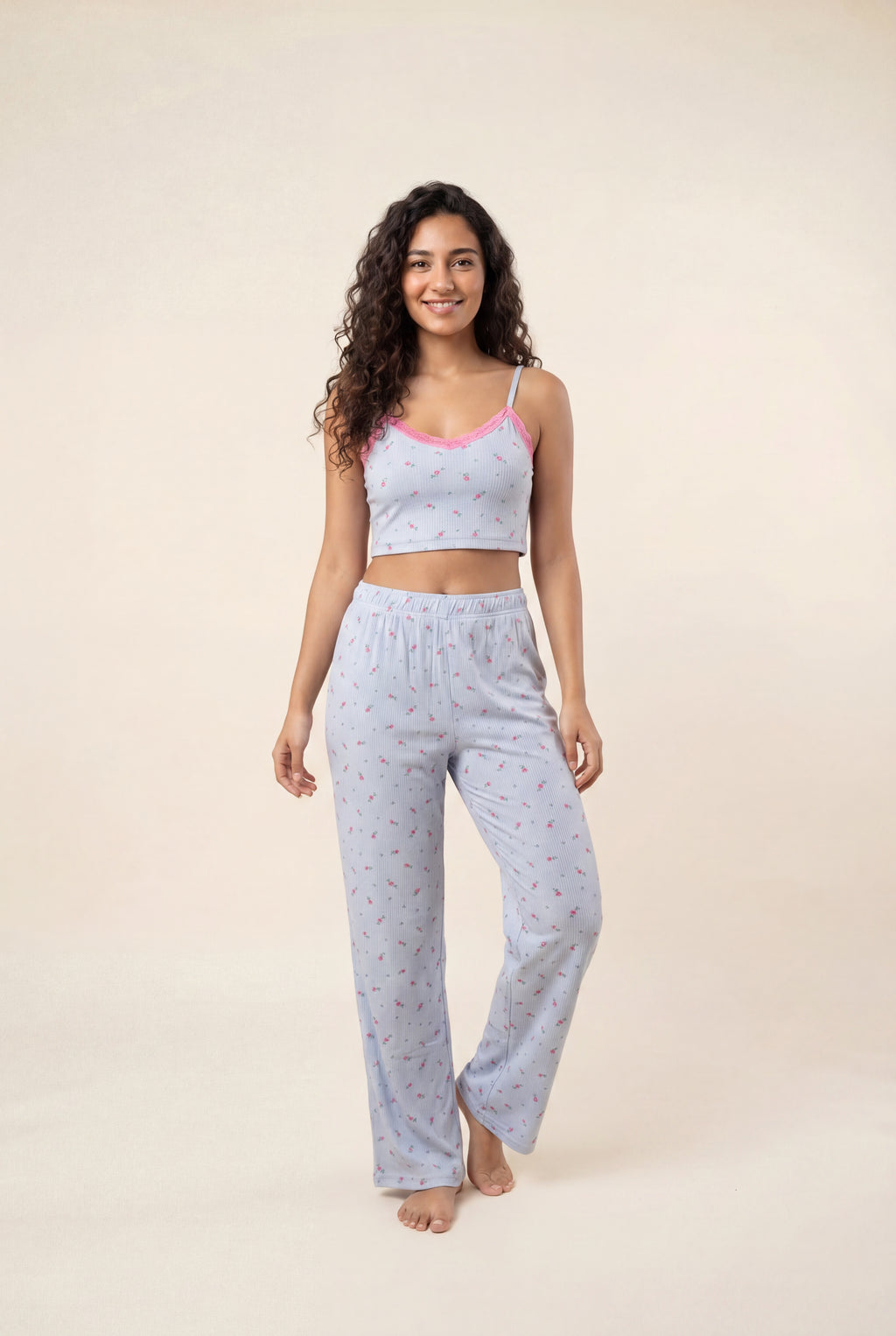 Cozy 3-Piece Rib Lounge Set 1