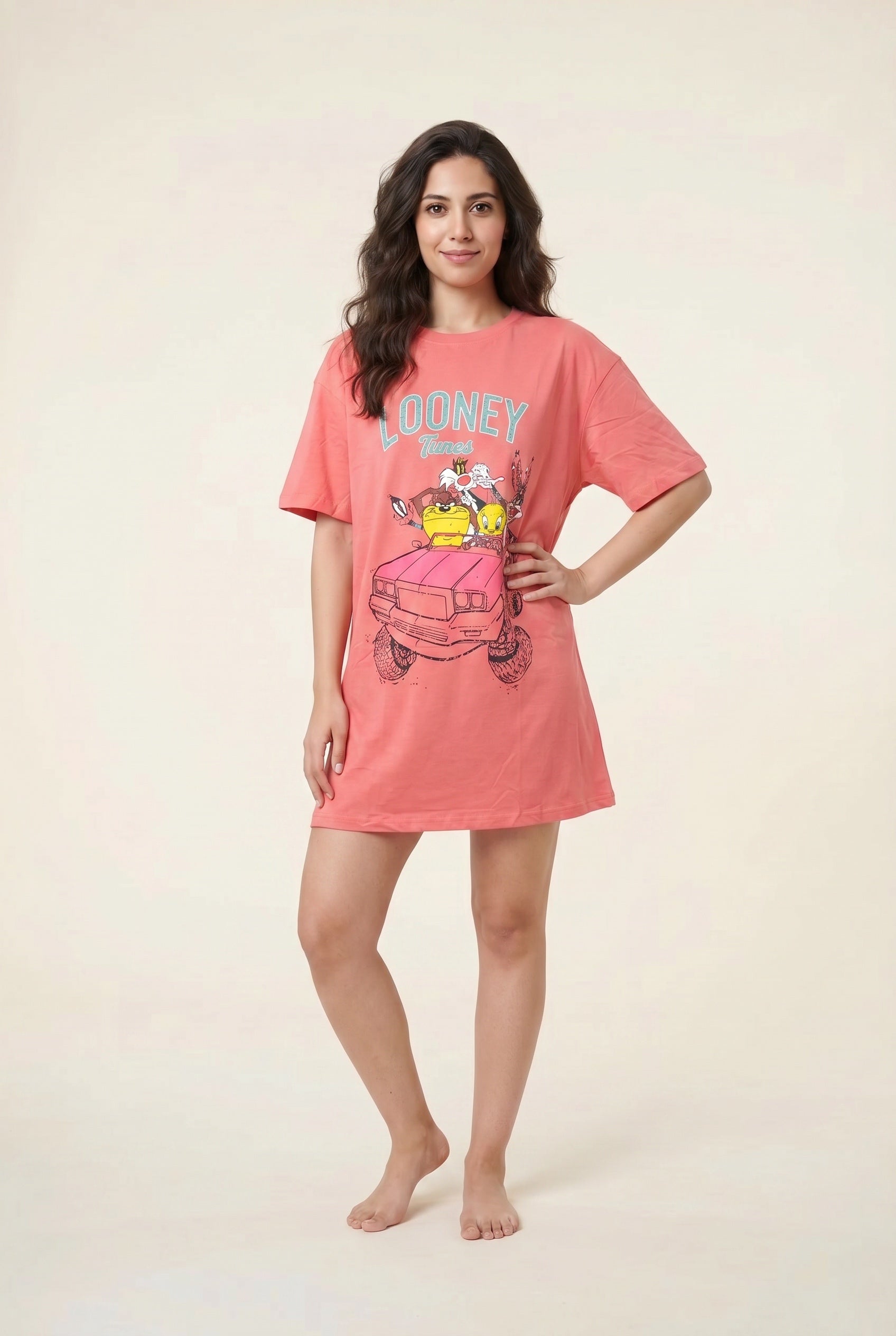 Oversized Graphic Night Shirt