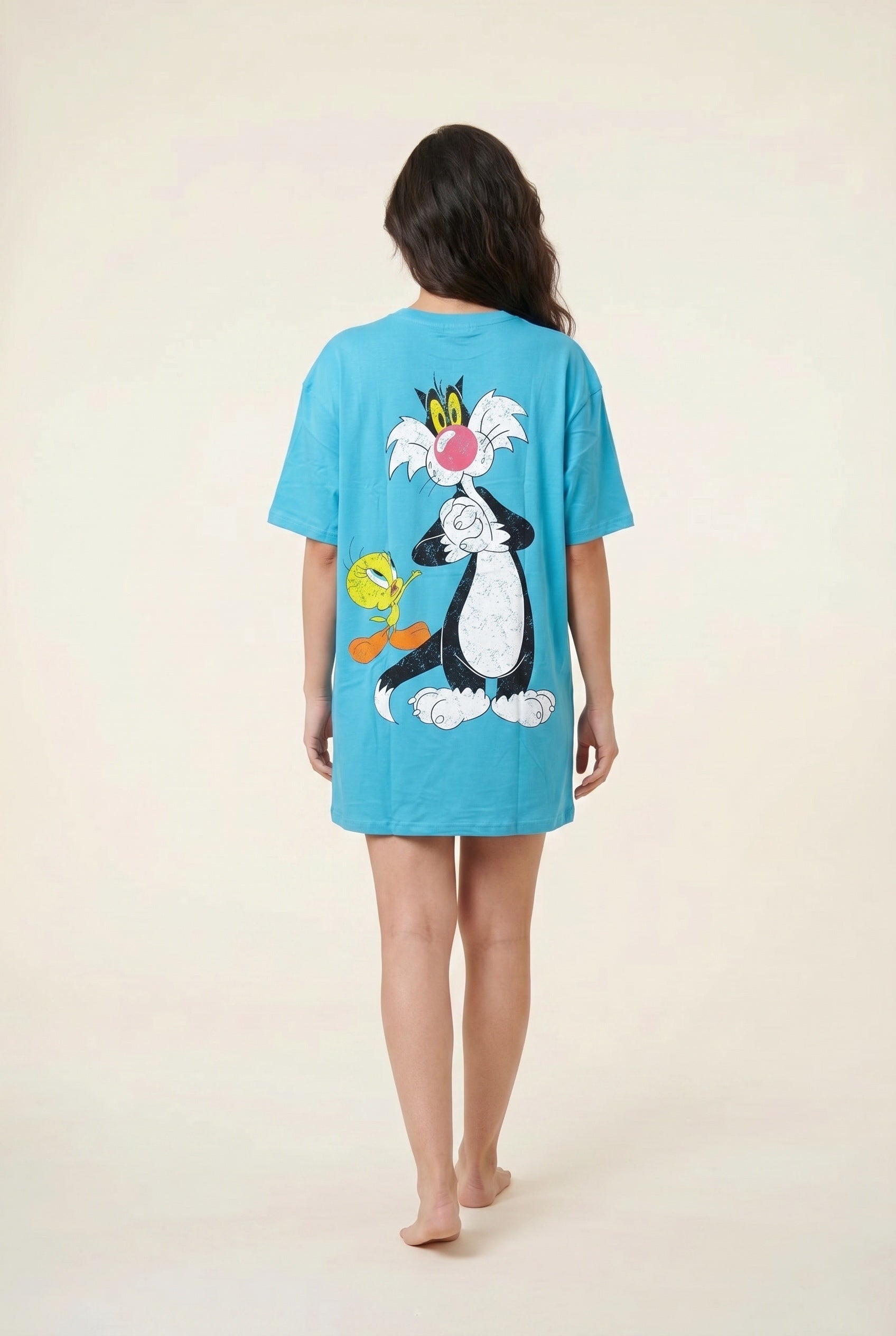 Oversized Graphic Night Shirt