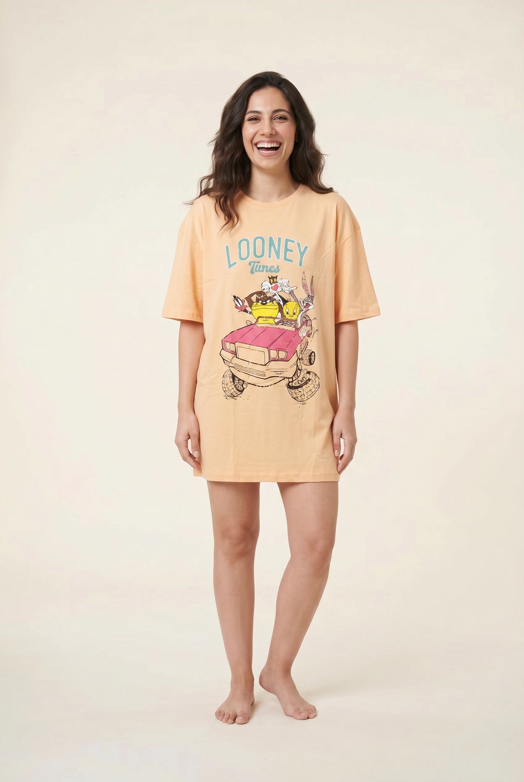 Oversized Graphic Night Shirt
