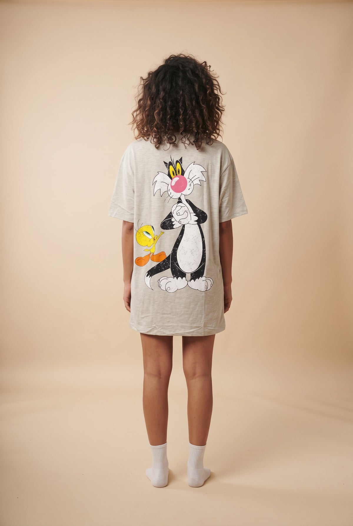 Oversized Graphic Night Shirt