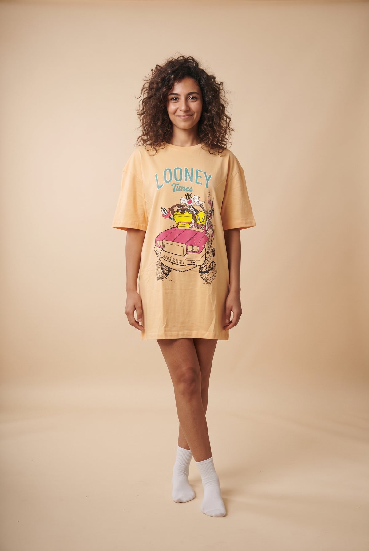 Oversized Graphic Night Shirt