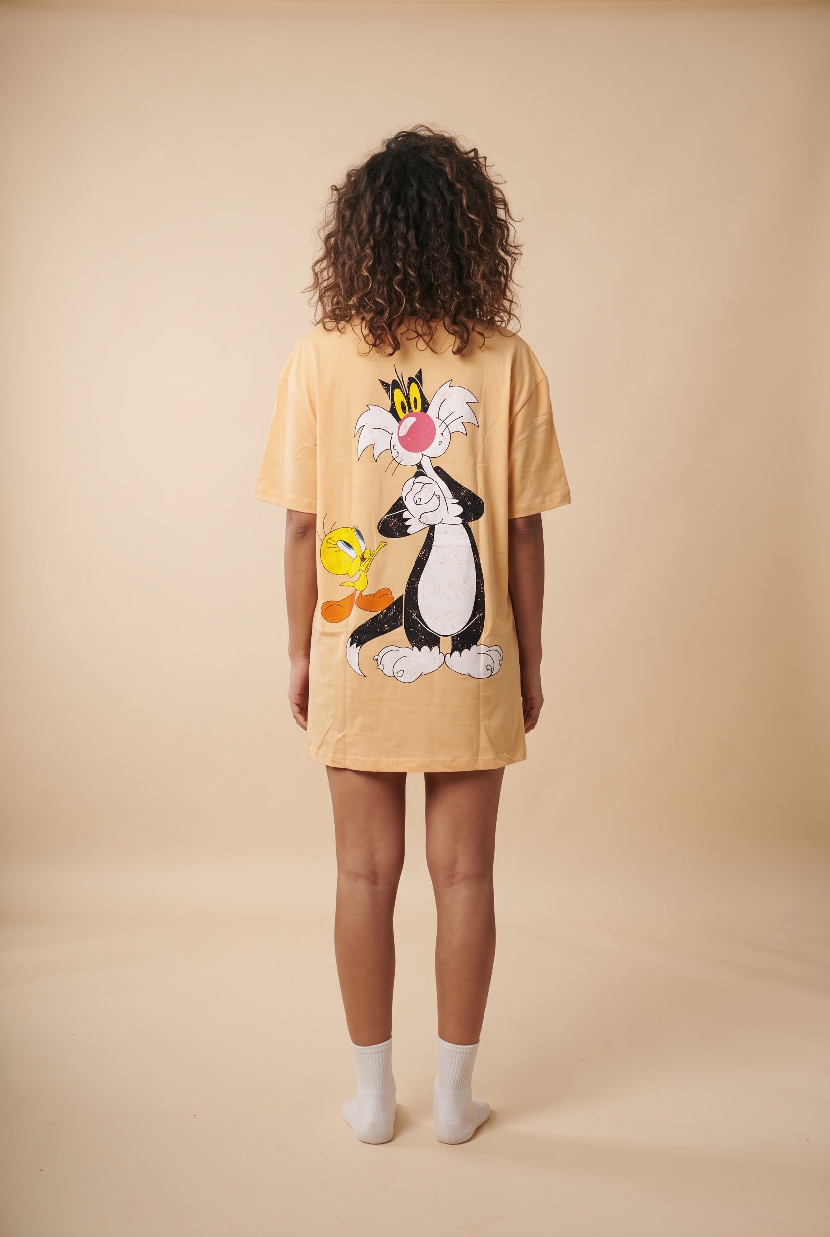 Oversized Graphic Night Shirt