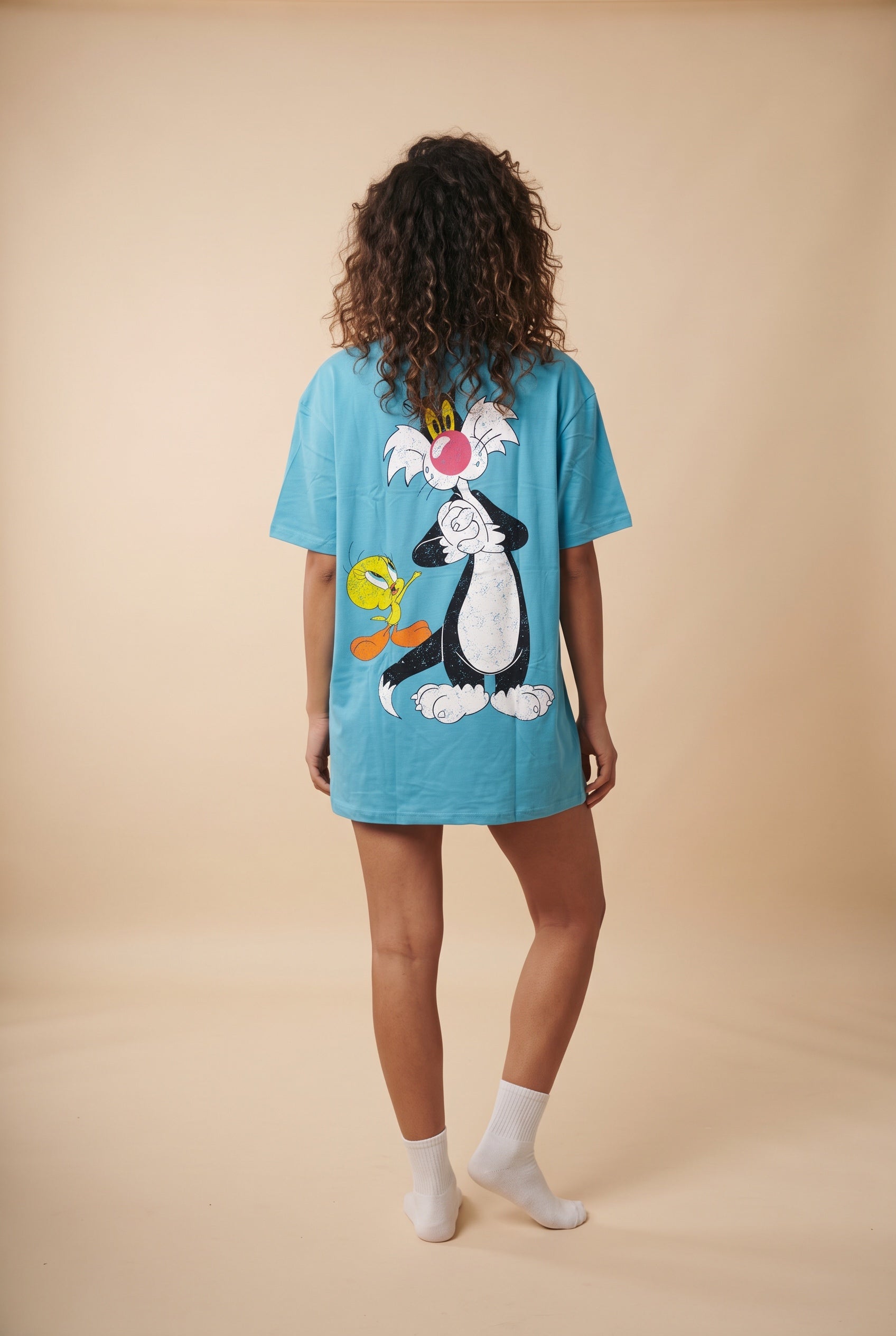 Oversized Graphic Night Shirt