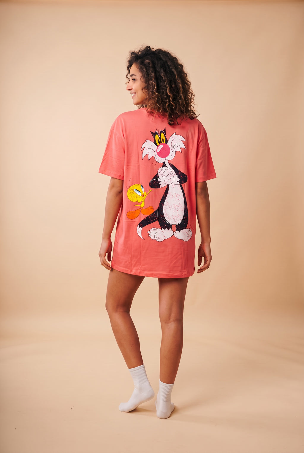 Oversized Graphic Night Shirt